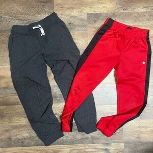 New Mix Kids Red and Black Joggers